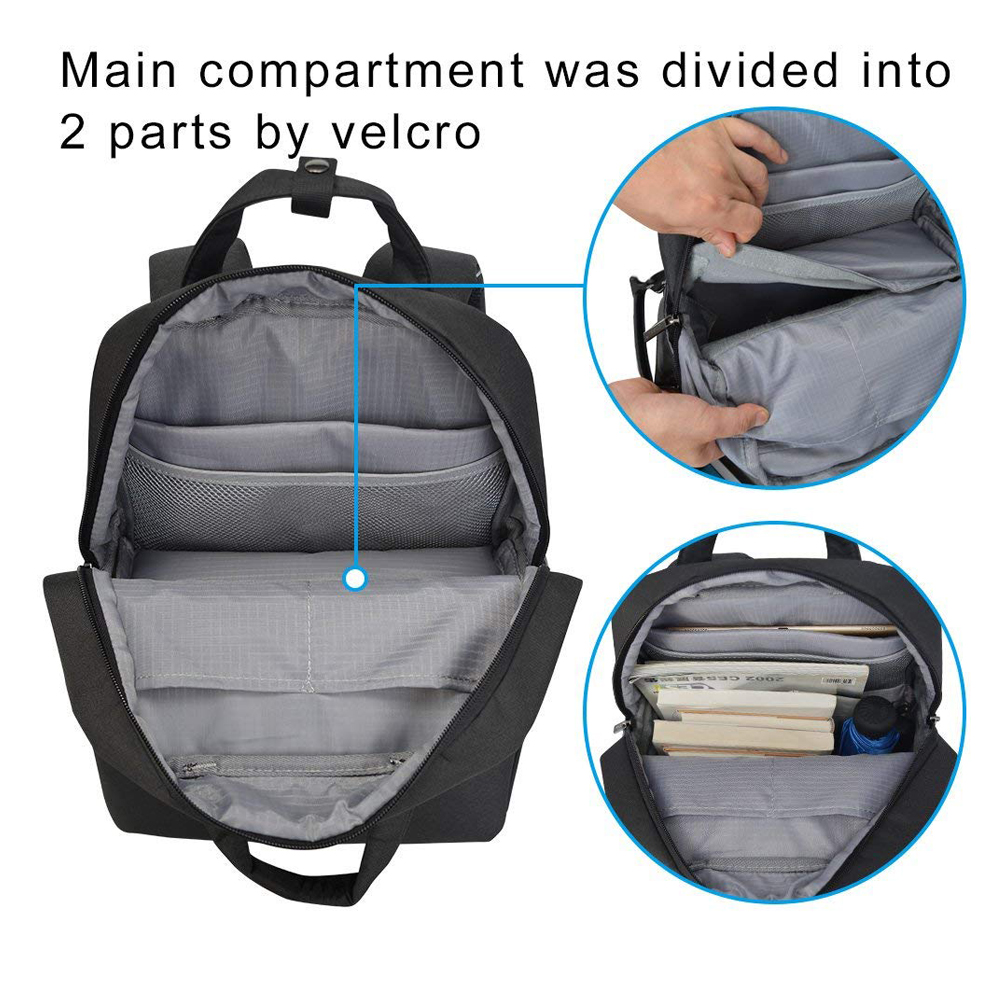Caden L5 (L) Backpack Waterproof with USB Charging Port Notebook 15.6 นิ้ว